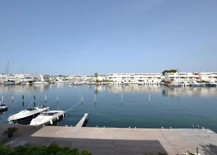 Marina Des Camarguaises - Vue Port - 6 Personnes - Climatisation - Wifi - Parking 르그로뒤후아