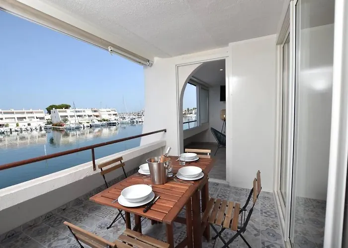 아파트 Marina Des Camarguaises - Vue Port - 6 Personnes - Climatisation - Wifi - Parking