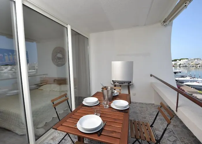 Marina Des Camarguaises - Vue Port - 6 Personnes - Climatisation - Wifi - Parking * 르그로뒤후아
